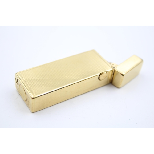 1333 - A boxed Dunhill Rollagas gold plated cigarette lighter