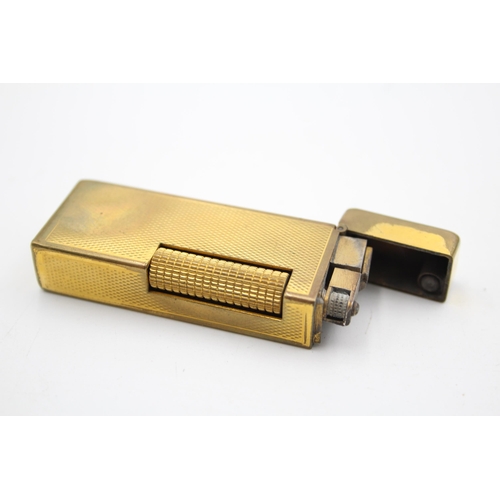 1336 - A boxed Dunhill Rollagas gold plated cigarette lighter