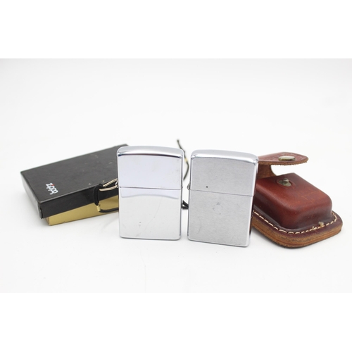 1339 - Two cased Zippo cigarette lighters