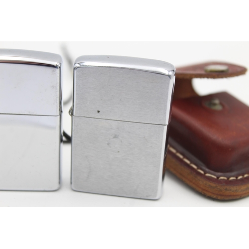 1339 - Two cased Zippo cigarette lighters