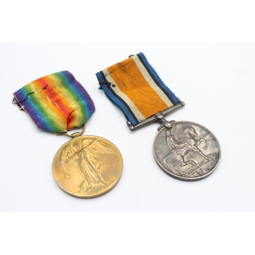 1348 - A WWI medal pair awarded to G-11362 Pte A. E. Josland, Royal Sussex Regt