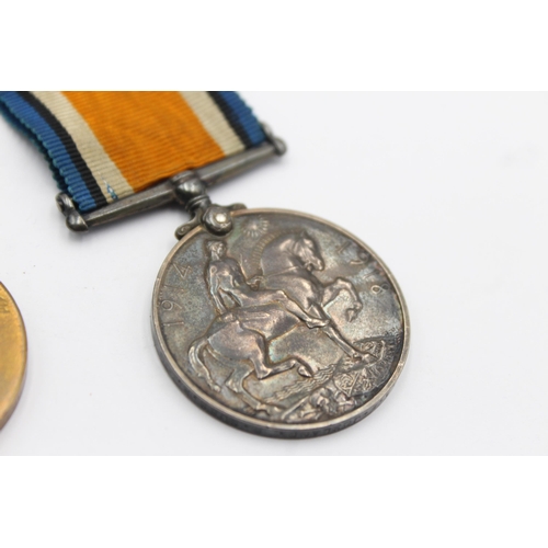 1348 - A WWI medal pair awarded to G-11362 Pte A. E. Josland, Royal Sussex Regt