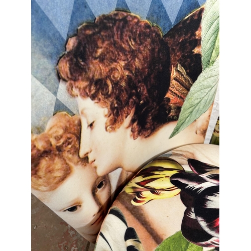 105 - A Fama Galan bedroom chair with removable seat top for storage