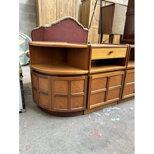 28 - Two 1970s Nathan teak cabinets