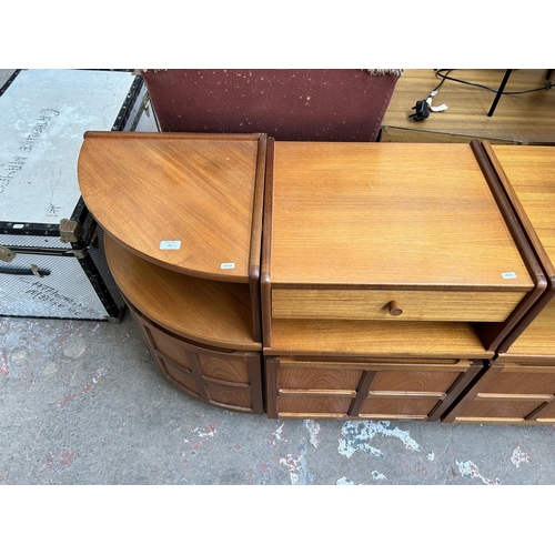 28 - Two 1970s Nathan teak cabinets