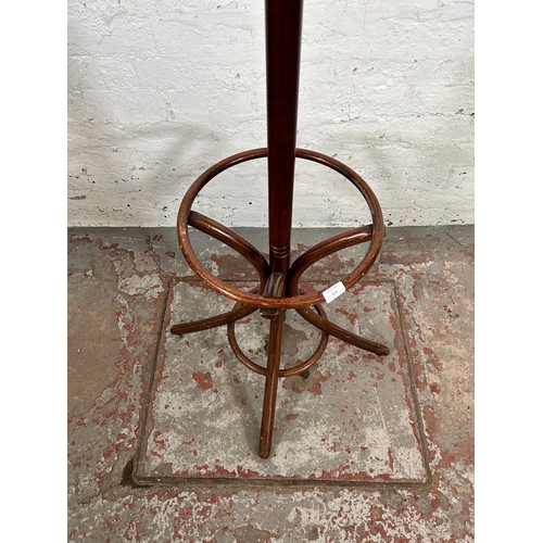 119 - A Thonet style bentwood coat stand - approx. 195cm high