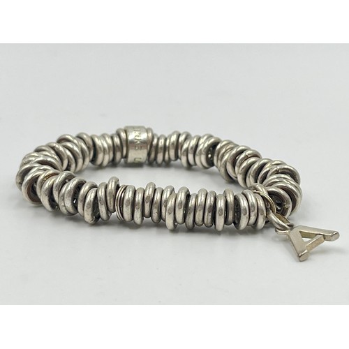 1238 - A hallmarked sterling silver Links of London bracelet - approx. gross weight 44 grams