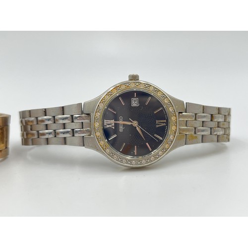 1244 - Two boxed women's quartz wristwatches, one Accurist and one Seiko