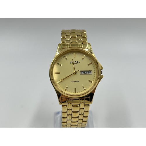 1245 - A boxed Rotary quartz men's wristwatch - ref no. 10901