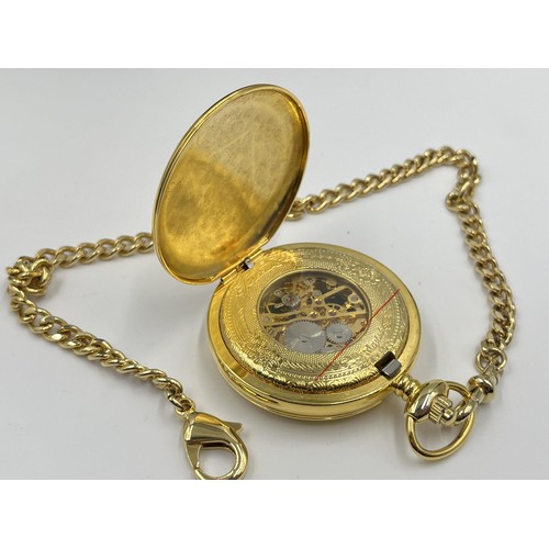 1252 - Three pocket watches to include Sekonda, boxed Flying Scotsman etc.