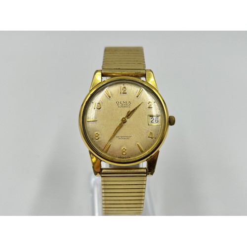 1256 - A vintage Olma 41 jewels automatic men's wristwatch