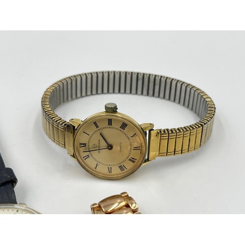 1255 - Five women's wristwatches to include Gianni Ricci, Rodania etc.