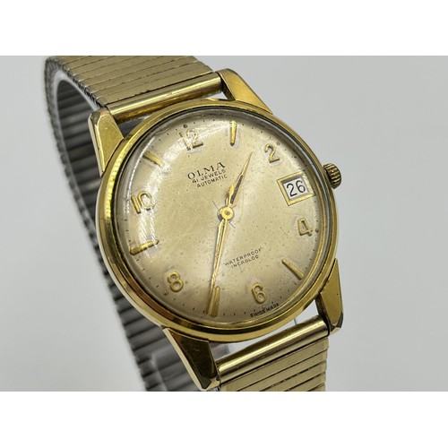 1256 - A vintage Olma 41 jewels automatic men's wristwatch