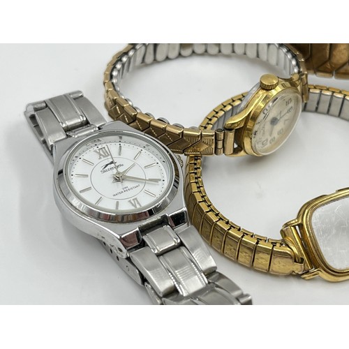 1265 - A collection of men's and women's wristwatches to include Roamer, Sekonda etc.