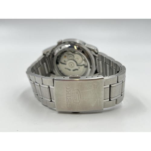 1267 - A Seiko 5 automatic men's wristwatch - ref no. 7S26-02W0