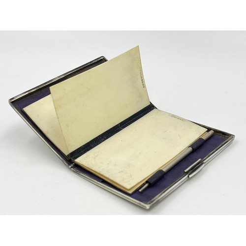 1271 - A Victorian Charles Washington Shirley Deakin hallmarked Birmingham silver pocket diary, dated 1862 ... 