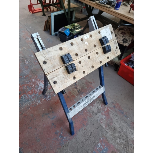 792 - A Wickes 4 way workbench