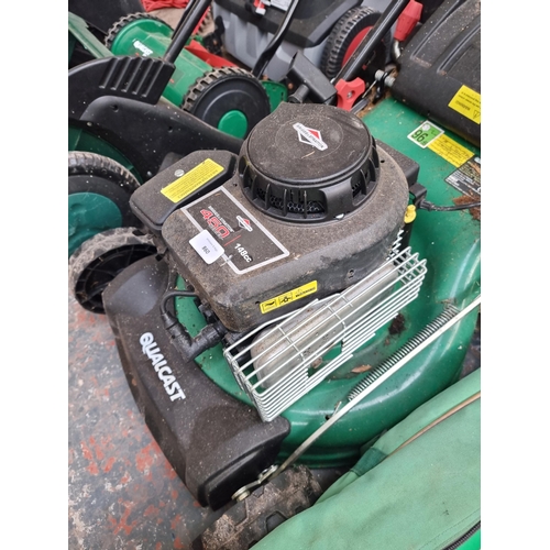 860 - A Qualcast XSZ46B-SD 148cc petrol lawnmower with Briggs & Stratton 450 Series engine