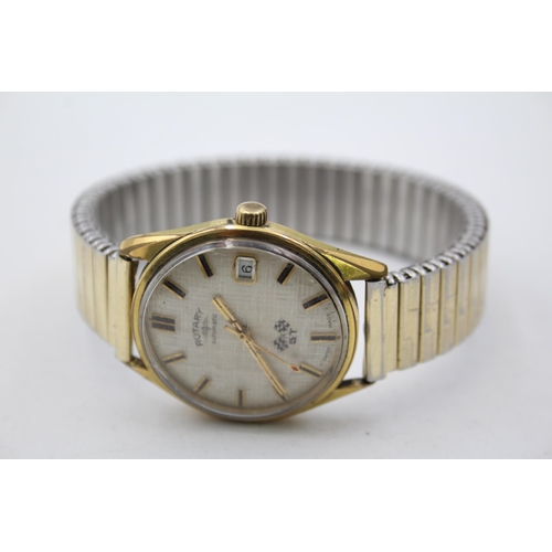 1240 - A 1970s Rotary GT automatic men's wristwatch - approx. 36mm diameter including crown