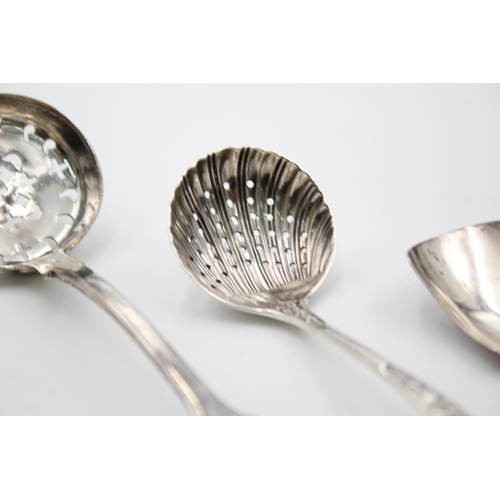 1292 - Three hallmarked sterling silver condiment spoons - approx. gross weight 84 grams