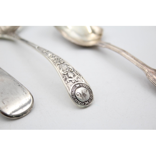 1292 - Three hallmarked sterling silver condiment spoons - approx. gross weight 84 grams