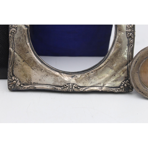 1329 - Three hallmarked sterling silver photo frames - approx. gross weight 377 grams