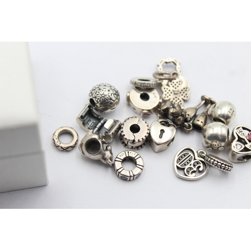 1158 - Fifteen Pandora .925 silver charms - approx. gross weight 37 grams