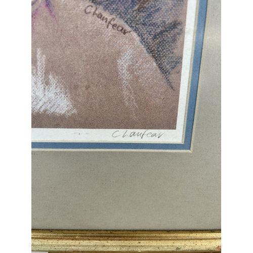 177 - A framed C. Lanfear pencil signed limited edition no. 45 of 400 print - approx. 53cm high x 43cm wid... 