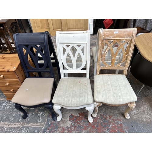 6 - Six Georgian style painted dining chairs