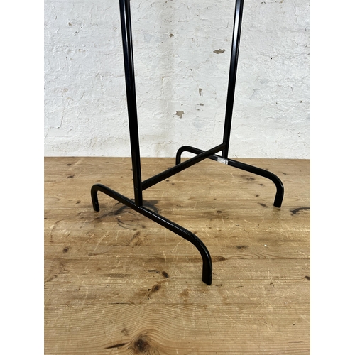 154 - An IKEA Mulig black metal valet stand