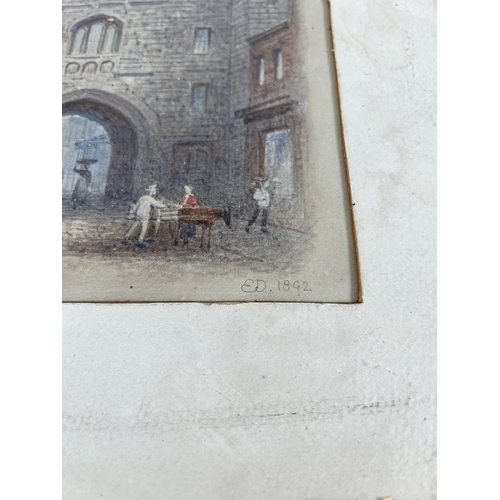 186 - Three late 19th century unframed watercolours by Edwin Thomas Dolby