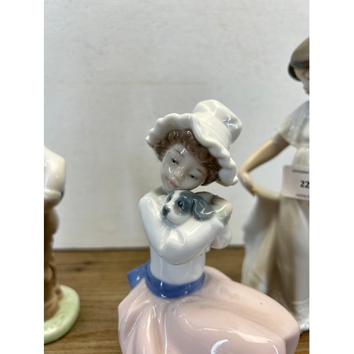 227 - Three Nao by Lladro figurines