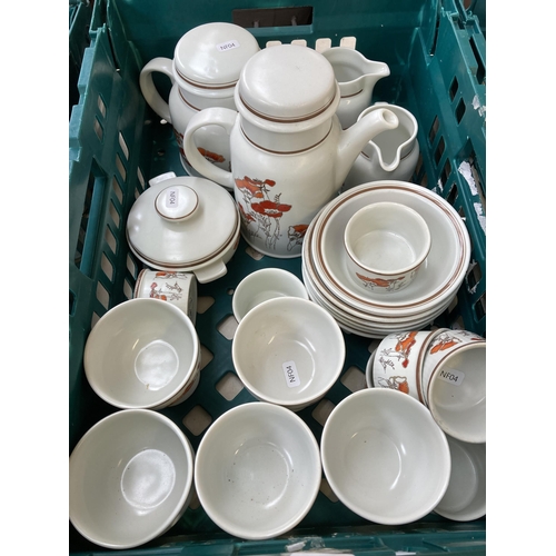 245 - A large collection of 1970s Royal Doulton Fieldflower dinnerware