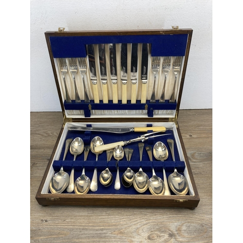 288 - Three boxes of vintage cutlery