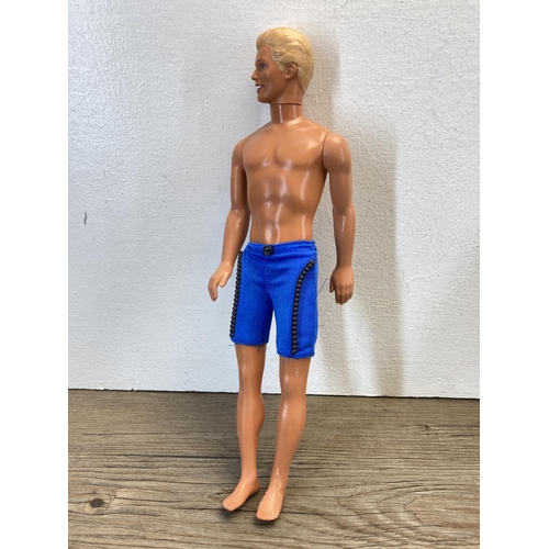 324 - Three Mattel Ken dolls to include one dated 1968 etc.