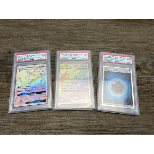 325 - A collection of Pokémon trading cards to include graded cards etc.