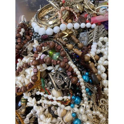 361 - A large quantity of costume jewellery