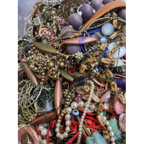 364 - A large quantity of costume jewellery