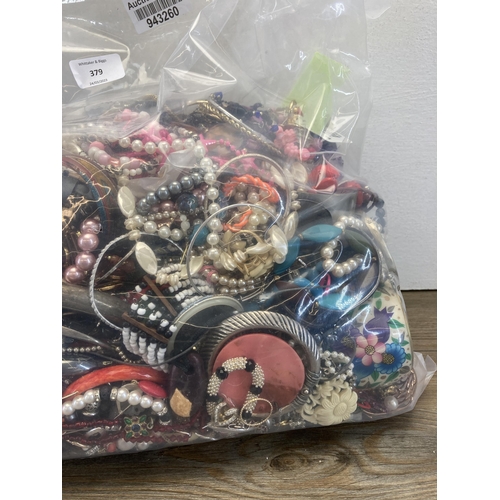 379 - Approx. 10kg of costume jewellery