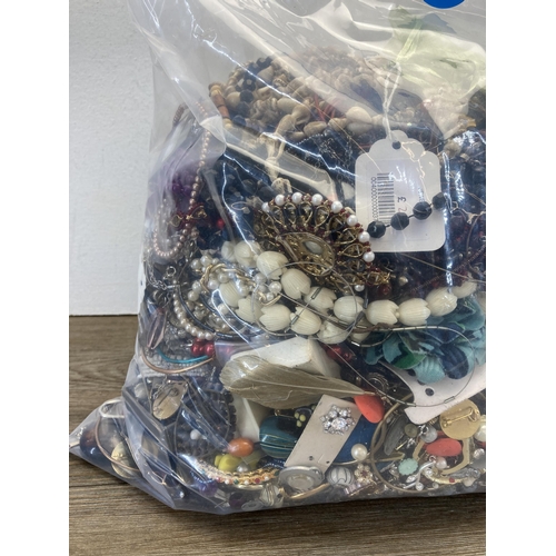 395 - Approx. 10kg of costume jewellery