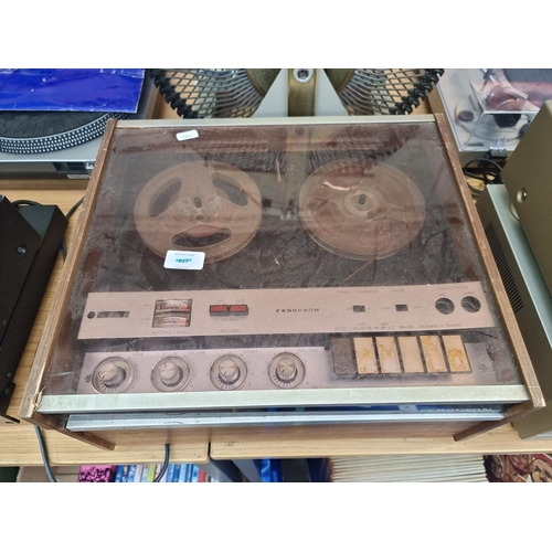 671 - Two reel-to-reel tape recorders, one Bang & Olufsen Beocord 2000 De Luxe and one Ferguson 3232 solid... 