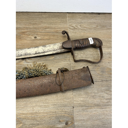 539 - A 1796 British Light Cavalry Officer's sabre - approx. 94cm long including handle