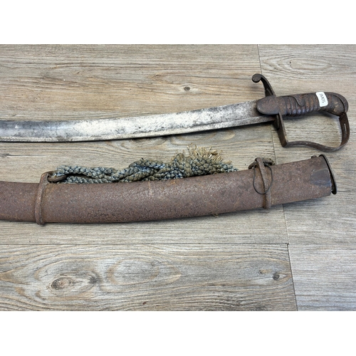 539 - A 1796 British Light Cavalry Officer's sabre - approx. 94cm long including handle