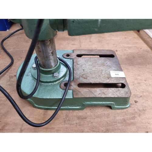 846 - A NuTool CH10 240V 5-speed drill press