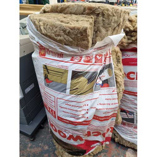 875 - Three rolls of insulation