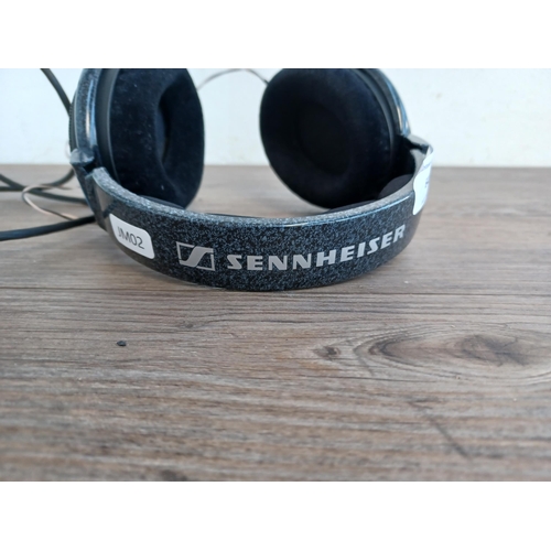 642 - A pair of Sennheiser HD600 audiophile open-back headphones