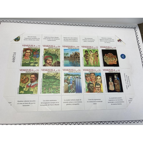 449 - Eighteen Venezuelan stamp albums with contents