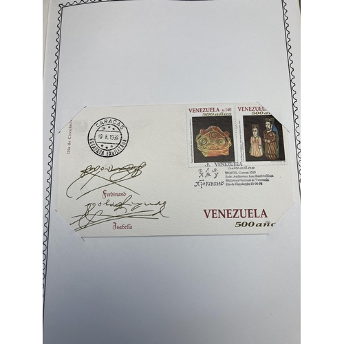 449 - Eighteen Venezuelan stamp albums with contents