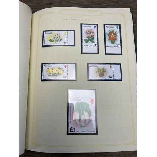 451 - A Stanley Gibbons stamp album containing Ascension Island stamps