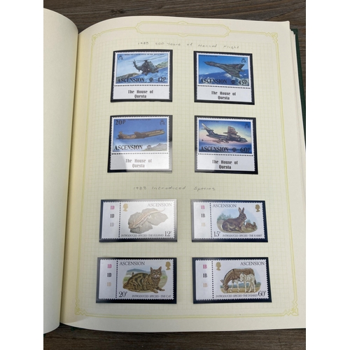 451 - A Stanley Gibbons stamp album containing Ascension Island stamps